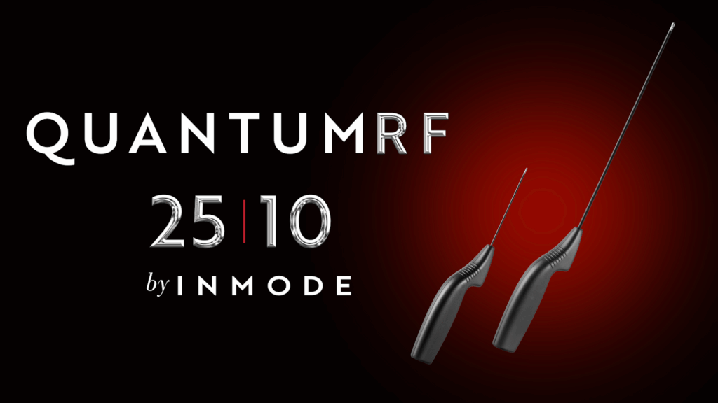  Equipamento QuantumRF para tratamentos de radiofrequência fracionada de alta precisão.
